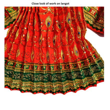 Load image into Gallery viewer, Hanuman Ji Dress -for Idol height of 3.5 feet/42&quot; Inch-Size No. 7