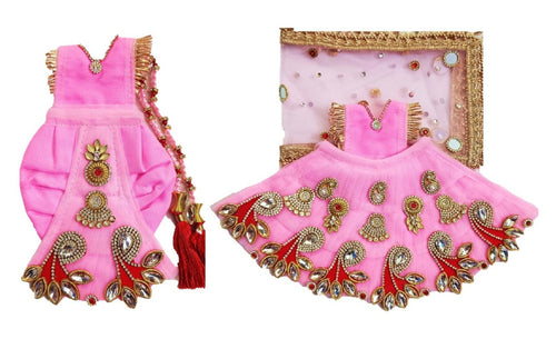 Radha Krishan-Zari-Fancy-Poshak Lehenga/Dhoti- Length 5