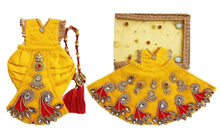 Load image into Gallery viewer, Radha Krishan-Zari-Fancy-Poshak Lehenga/Dhoti- Length 5&quot; Inch&#39;s