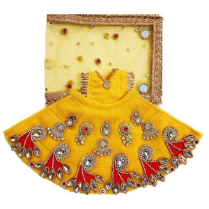 Radha Krishan-Zari-Fancy-Poshak Lehenga/Dhoti- Length 5" Inch's