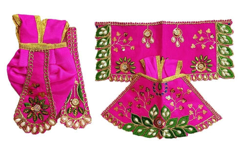 Radha Krishan-Poshak-Lehenga/Dhoti-Size 4