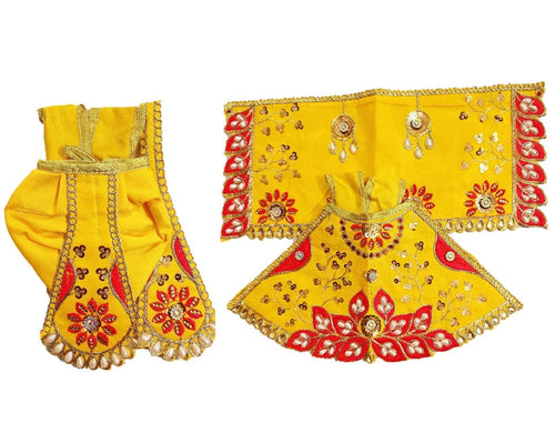 Radha Krishan-Poshak-Lehenga/Dhoti-Size 6