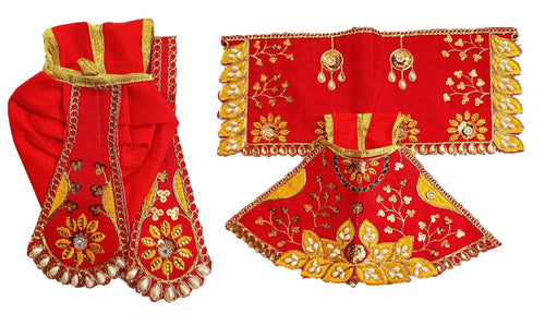 Radha Krishan-Poshak-Lehenga/Dhoti-Size 6