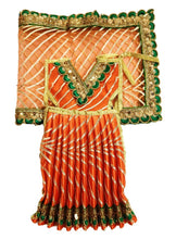 Load image into Gallery viewer, Radha Krishan-Poshak - For Idol Height 1 ft Feet /12 Inchs - Size No. 1 (Net+Raw Silk)