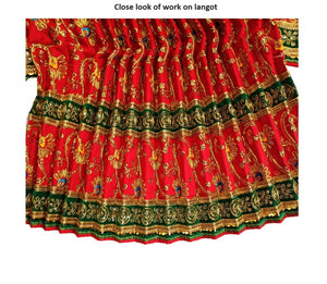 Hanuman Ji Dress _ for Idol height of 4.5 Ft. feet/ 54" Inch's Size No. 9