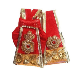 Ganesha _Zari Poshak-Dhoti Length - (2" Inch.)