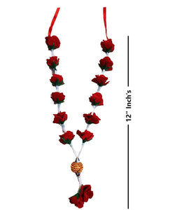 Artificial Rose Mala for home deity