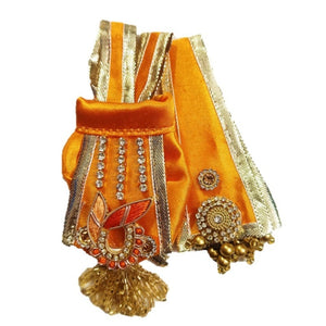 Ganesha _Zari Poshak-Dhoti Length - (2" Inch.)