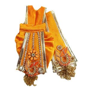 Ganesha _Zari Poshak-Dhoti Length - (3" Inch)