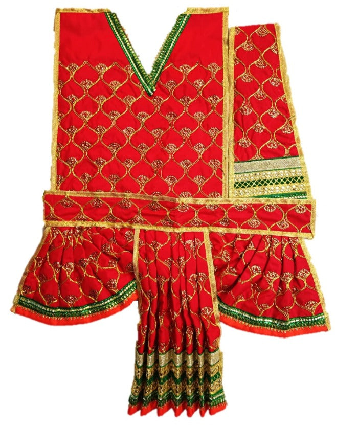 Hanuman Ji Dress -for Idol height of 1.5 feet/18