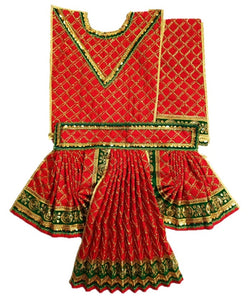 Hanuman Ji Dress - Size No. 4 - for Idol height of 2 feet/ 24" Inch