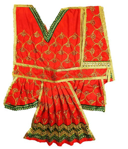 Hanuman Ji Dress -for Idol height of 1.3 feet/16" Inch-Size No.2