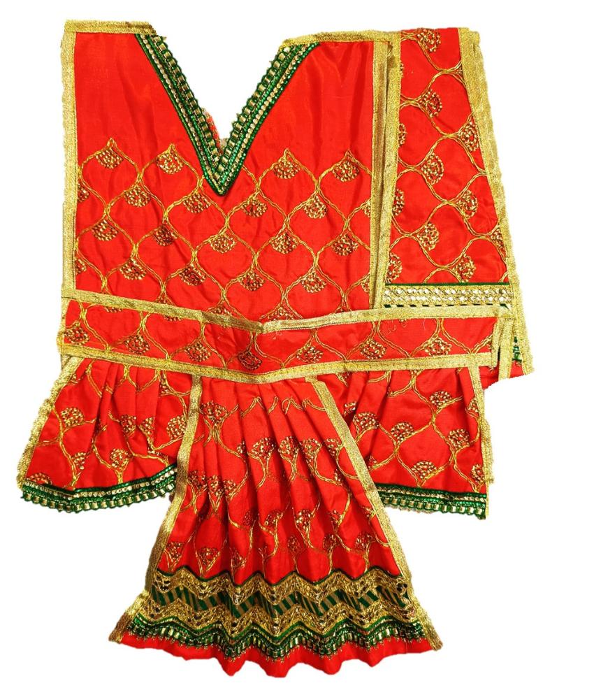 Hanuman Ji Dress -for Idol height of 1.3 feet/16