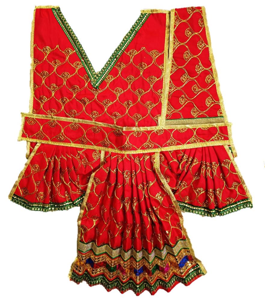 Hanuman Ji Dress -for Idol height of 1.5 feet/18