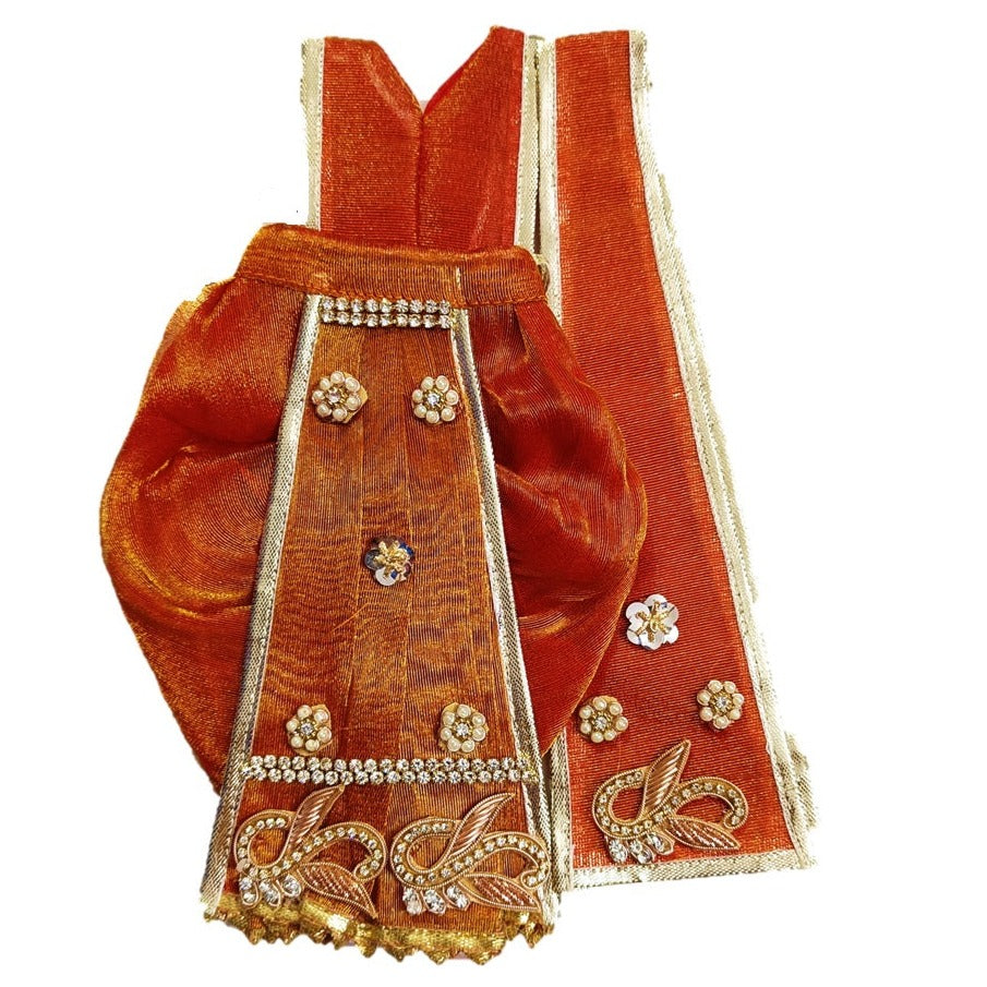 Ganesha _Zari Poshak-Dhoti Length - (6