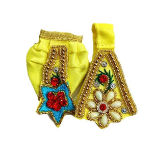 Ganesha _Zari Poshak-Dhoti Length - (2" Inch.)