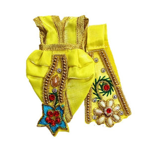 Ganesha _Zari Poshak-Dhoti Length - (3" Inch)