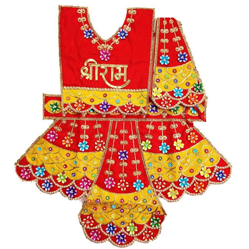 Hanuman Ji Dress -for Idol height of 1.3 feet/16