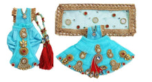 Load image into Gallery viewer, Radha Krishan-Zari-Fancy-Poshak Lehenga/Dhoti- Length 3&quot; Inch&#39;s