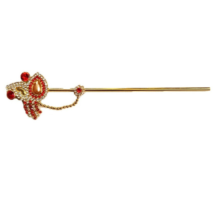 Metal Bansuri for Laddu Gopal/Bal Gopal_Flute for Krishna (15 CM)