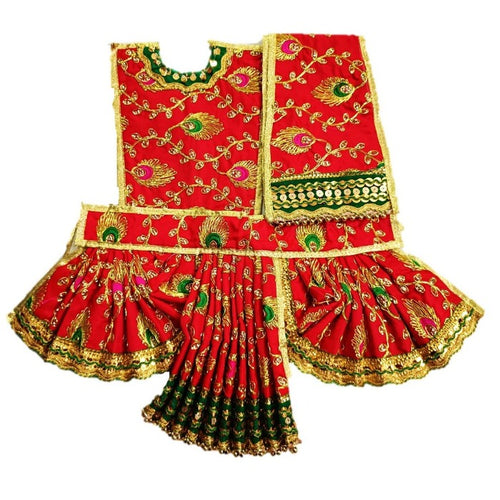 Hanuman Ji Dress -for Idol height of 1.3 feet/16