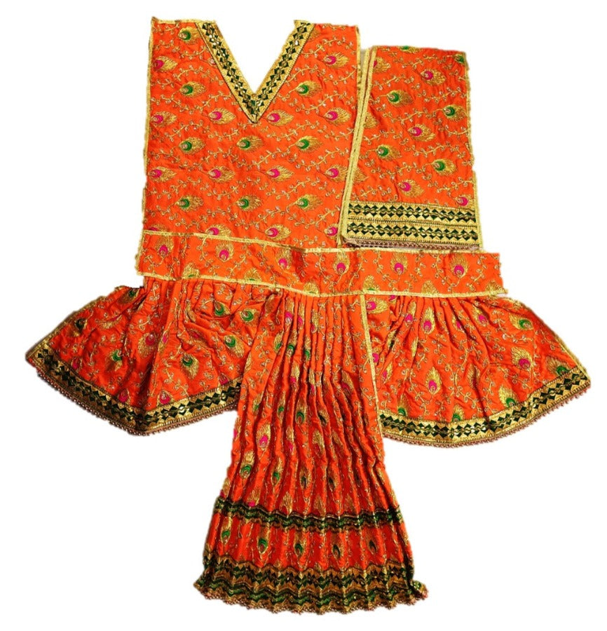 Buy MURLIWALE Handcrafted Hanuman Ji, Bajrang Bali Chola/Vastra/Poshak/Dress,  Made of Silk Cloth. Combo of 3 Dress and 1 Mala. Dress Size: Chola- 9 Inch.  Online at Low Prices in India - Amazon.in