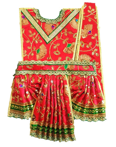 Hanuman Ji Dress -for Idol height of 1.3 feet/16