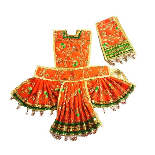 Hanuman Ji Dress -for Idol height of 1.3 feet/16