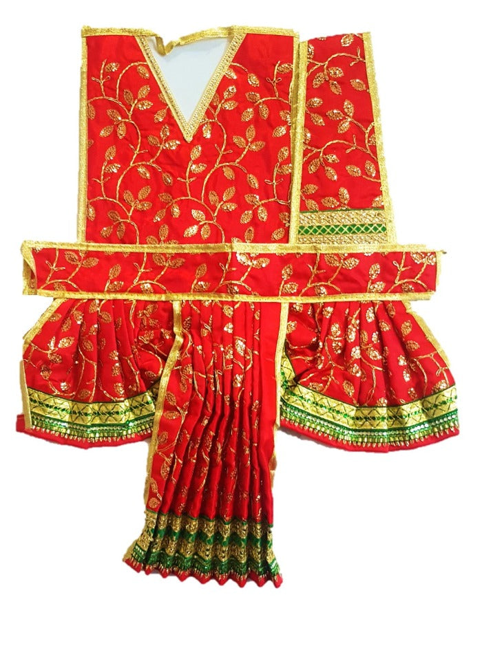Buy MURLIWALE Handcrafted Hanuman Ji, Bajrang Bali Chola/Vastra/Poshak/Dress,  Made of Silk Cloth. Combo of 3 Dress and 2 Mala. Dress Size: Chola 6 Inch.  Online at Low Prices in India - Amazon.in