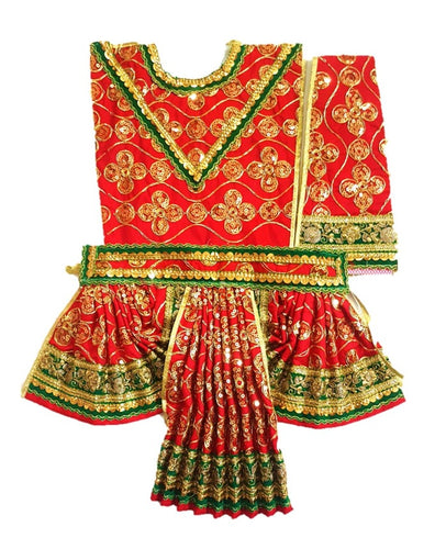 Hanuman Ji Dress -for Idol height of 1.5 feet/18