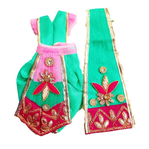 Ganesha _Zari Poshak-Dhoti Length - (4