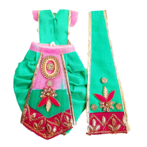 Ganesha _Zari Poshak-Dhoti Length - (5