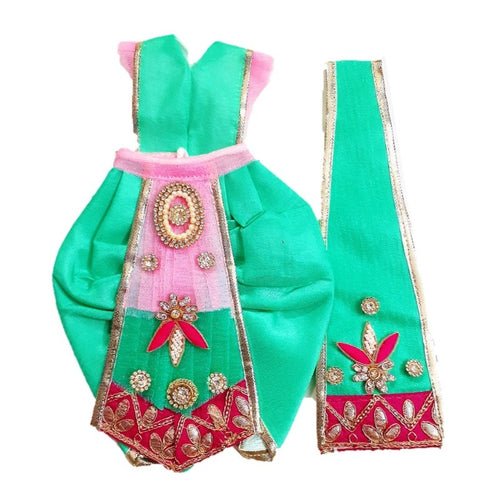 Ganesha _Zari Poshak-Dhoti Length - (6